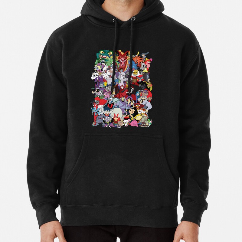 Saturday Morning Villains Pullover Hoodie