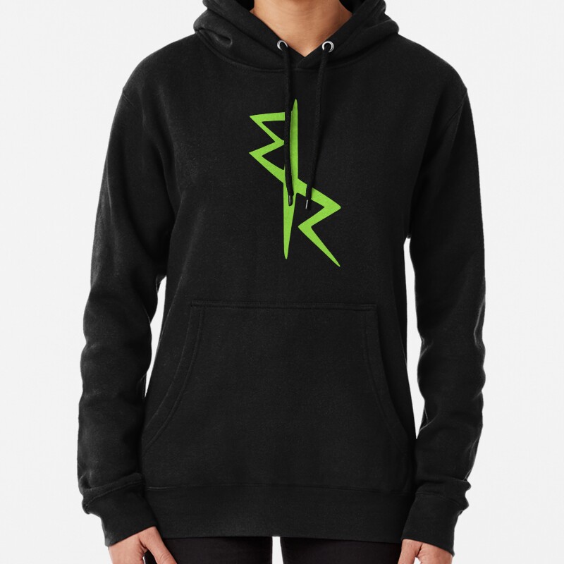 Cyberpunk Edgerunners Logo Sticker Pullover Hoodie