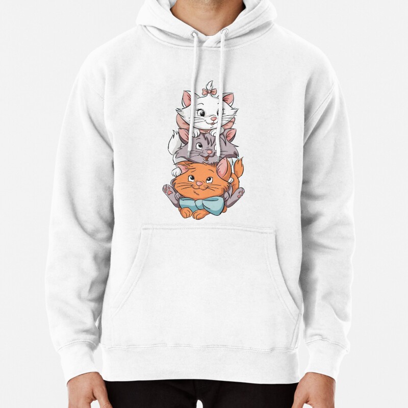 Cute cats Marie Berlioz Toulouse Pullover Hoodie