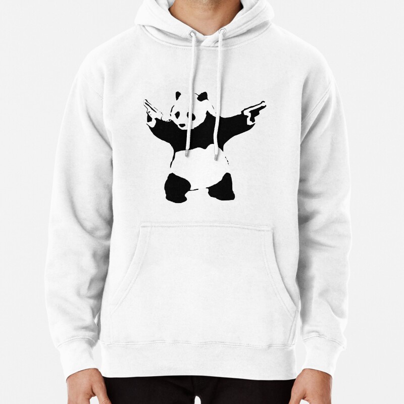 Bansky panda Pullover Hoodie