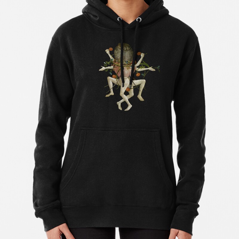 Hieronymus Bosch - Dancing Owl Pullover Hoodie