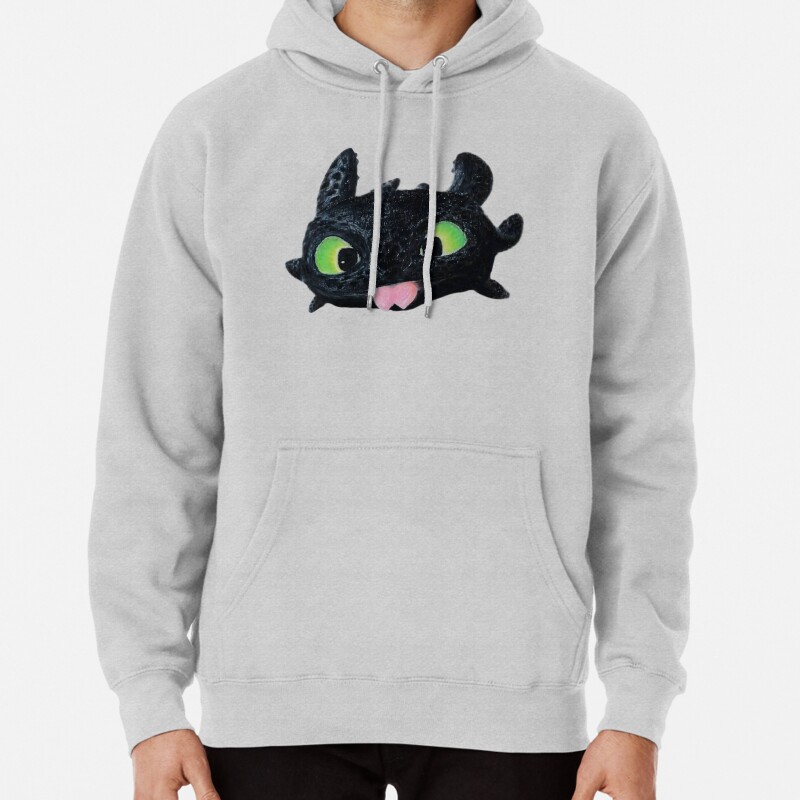 Toothless Doing Blep Pullover Hoodie