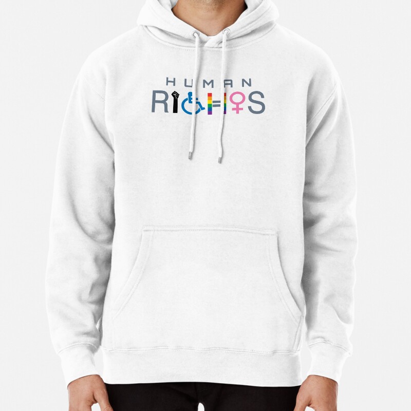 Human Rights Pullover Hoodie