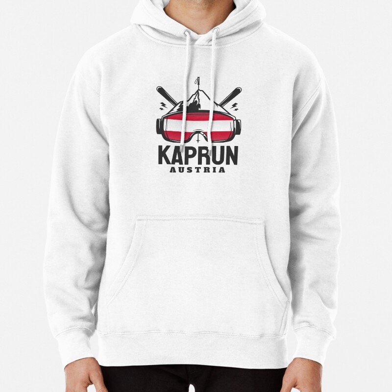 Kaprun Austria Ski Skiing Souvenir Pullover Hoodie