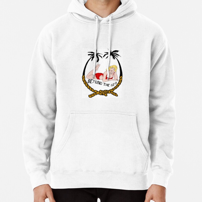 Beyond the sea palms Pullover Hoodie