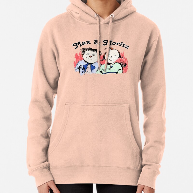 Delight children and adults
The design by Mallybeau Mauswohn shows the well-known portrait of Max and Moritz Colorfully illustrated with a cute polka dot look band An ideal look for children
I look forward to your visit to my Redbubble shop at maus Pullover Hoodie