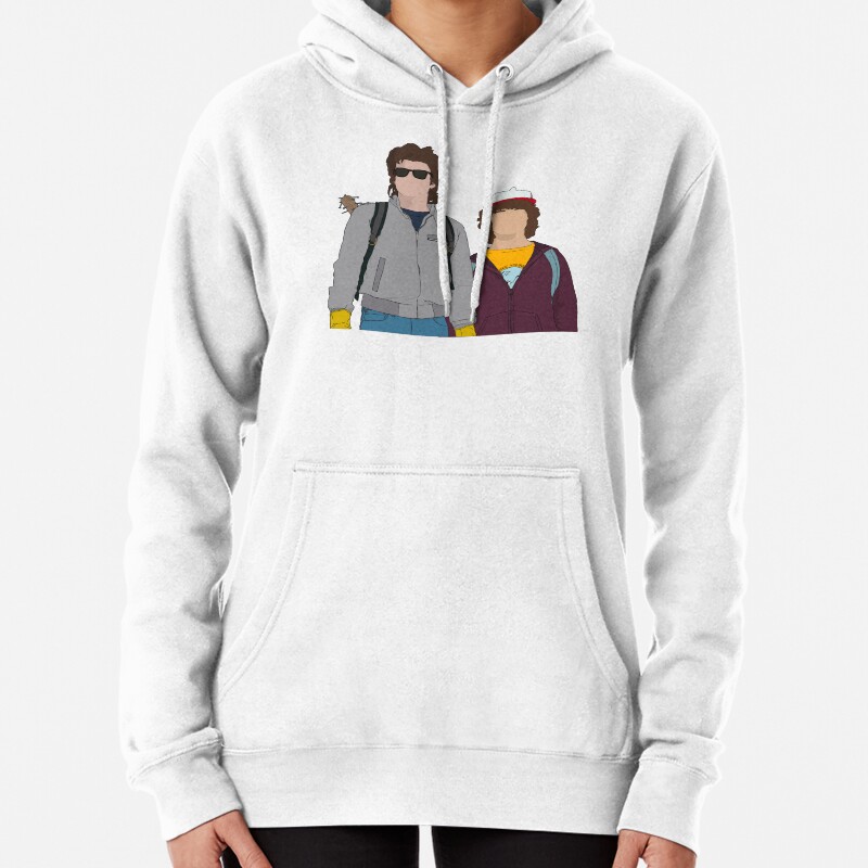 Dustin and Steve Design  Pullover Hoodie