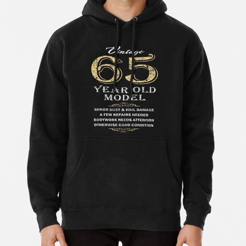 65th Birthday - Funny gift idea Pullover Hoodie