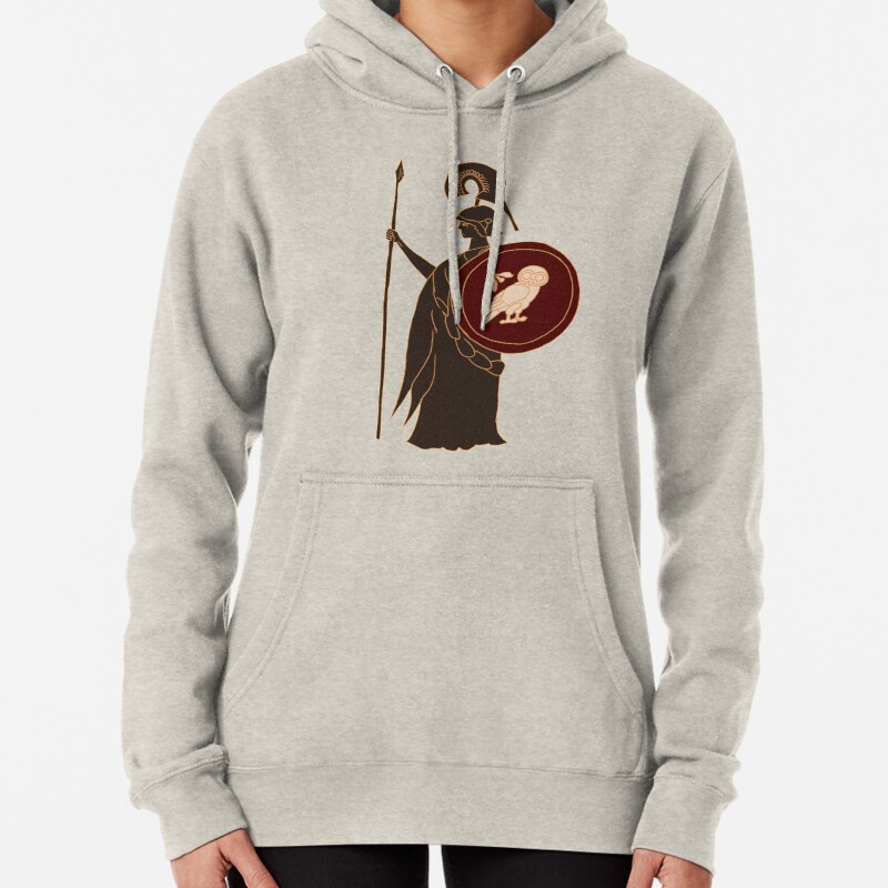 Athena - God of Wisdom and Strategy Pullover Hoodie