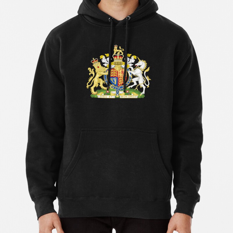 UK royal coat of arms Pullover Hoodie