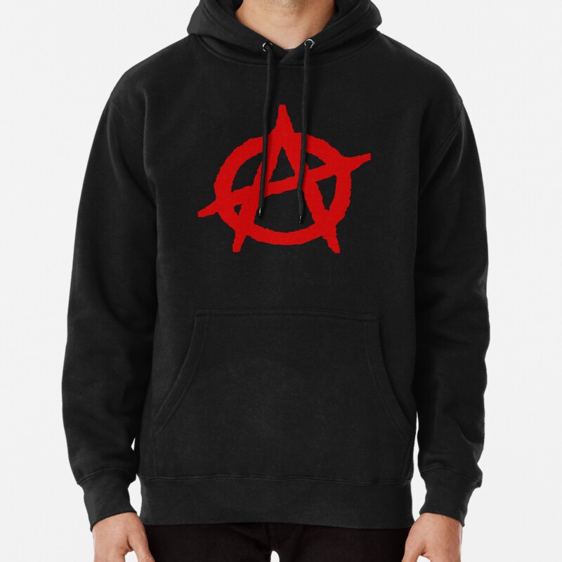 Anarchy symbol Pullover Hoodie