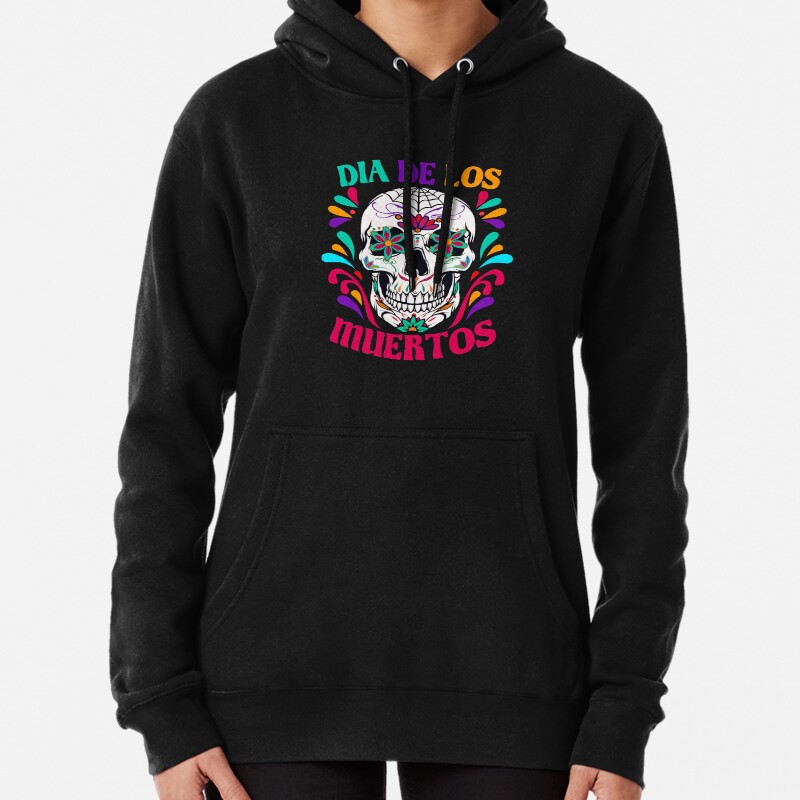 Dia de los muertos  Pullover Hoodie