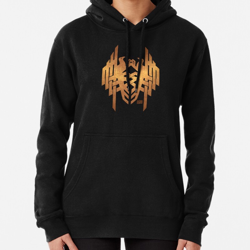 Dragon Age Golden Hawke Family Crest Pullover Hoodie