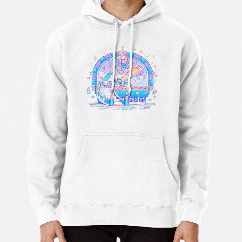 Star Shark Pullover Hoodie