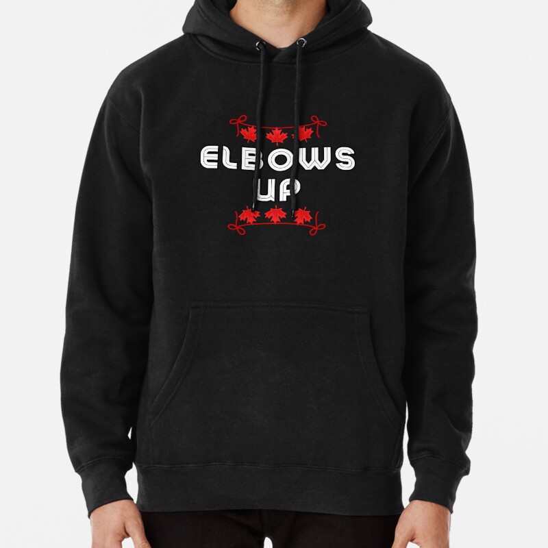 Elbows up  Pullover Hoodie