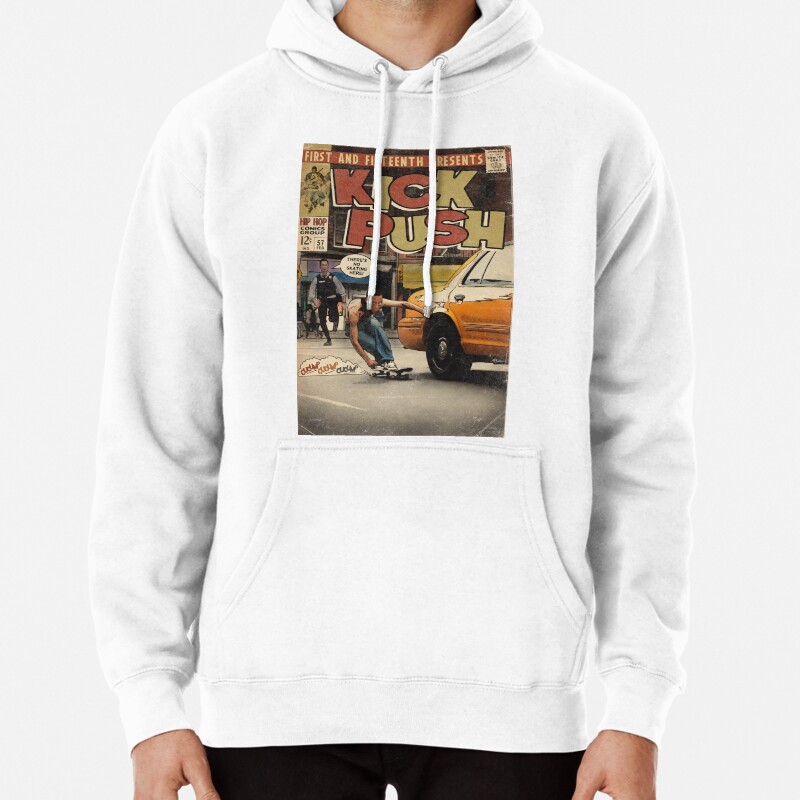 Lupe Fiasco - Kick Push Comic Book Parody  Pullover Hoodie