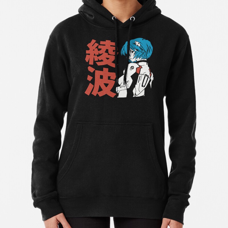 Neon Genesis Evangelion Retro Vintage Pullover Hoodie
