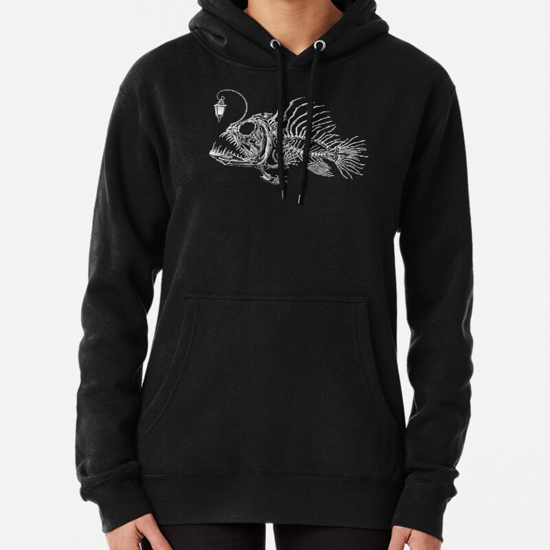 Angus The Anglerfish Pullover Hoodie