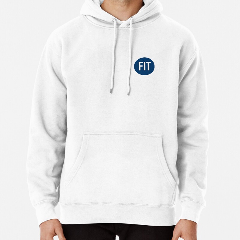 FIT Sticker NAVY Pullover Hoodie