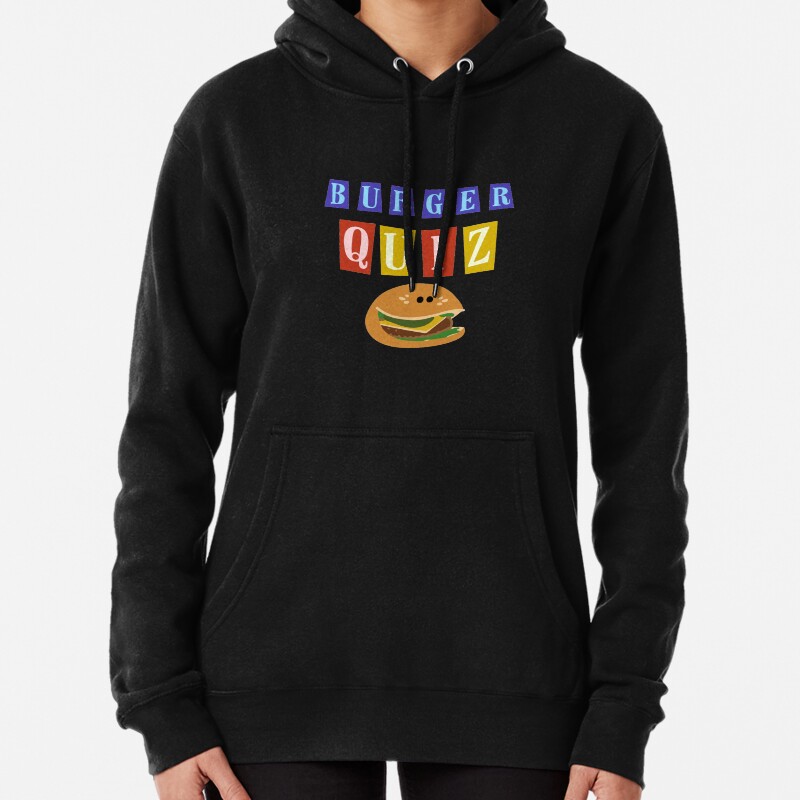Burger quizz new logo Pullover Hoodie