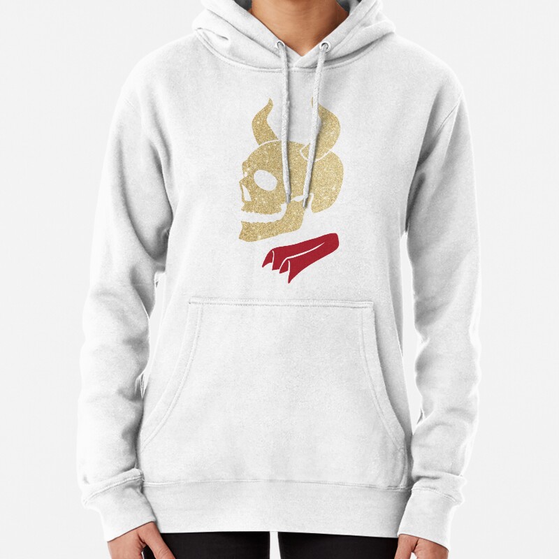 Buffy the Vampire Inspired Devil Skull  Pullover Hoodie