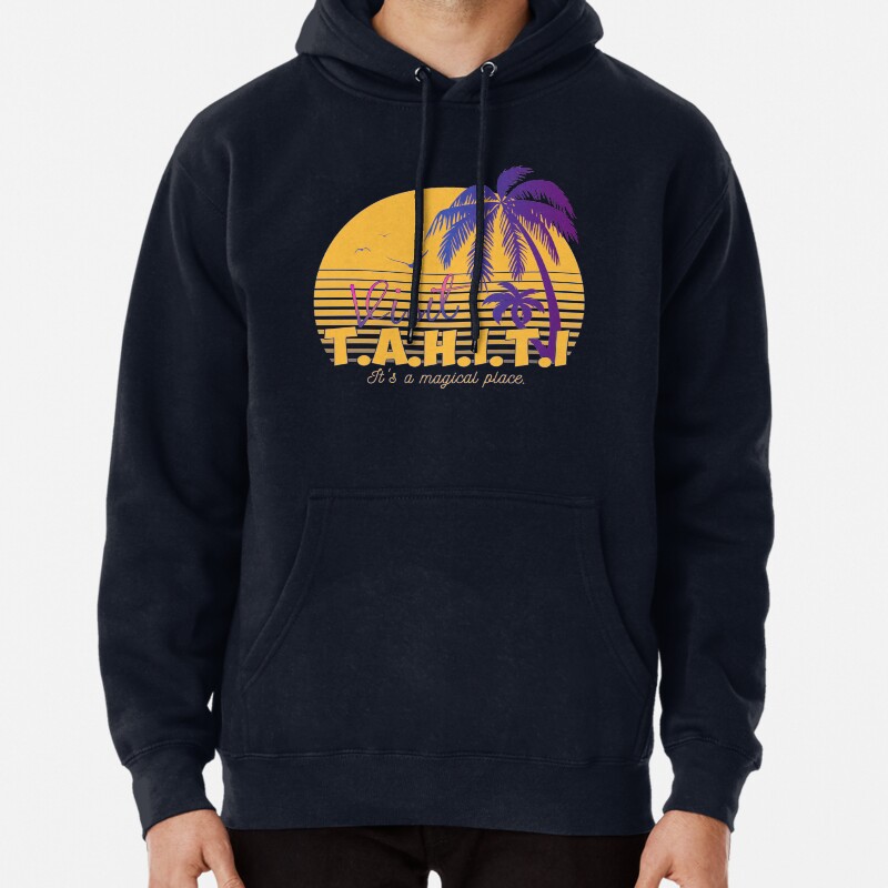 Magical Tahiti AOS Sheild Pullover Hoodie