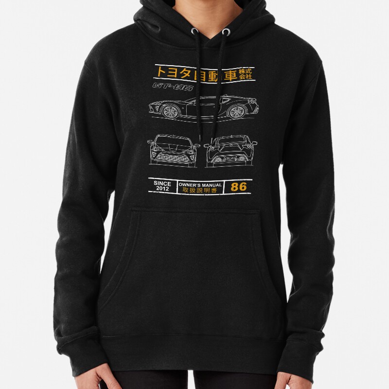 Blueprint of the GT-86 Pullover Hoodie