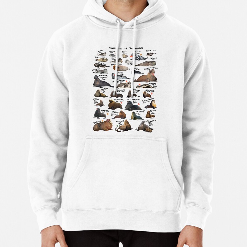 Pinnipeds of the World Pullover Hoodie