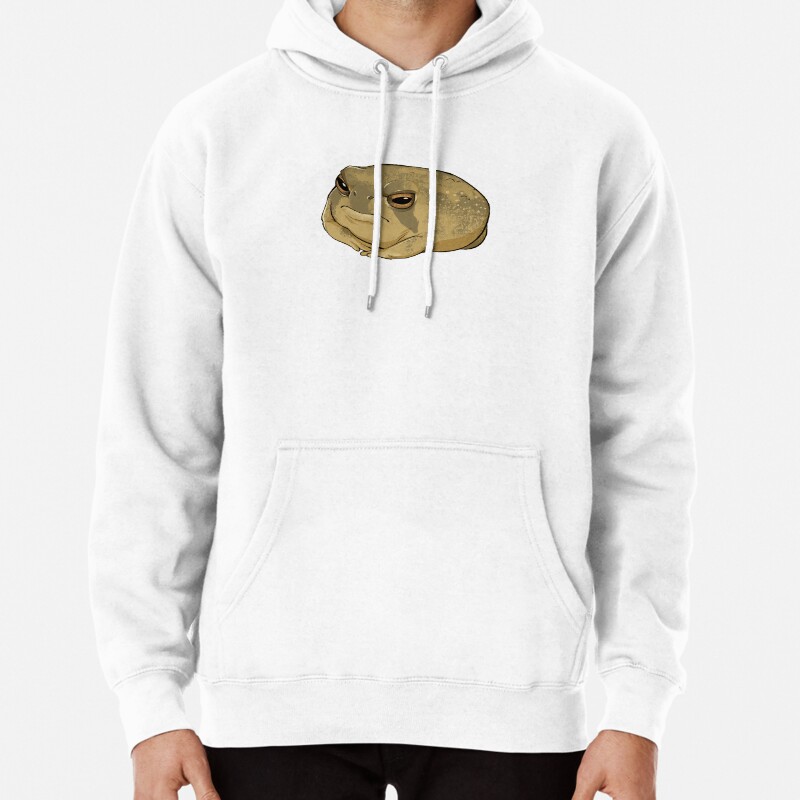 Angry Rain Frog Pullover Hoodie