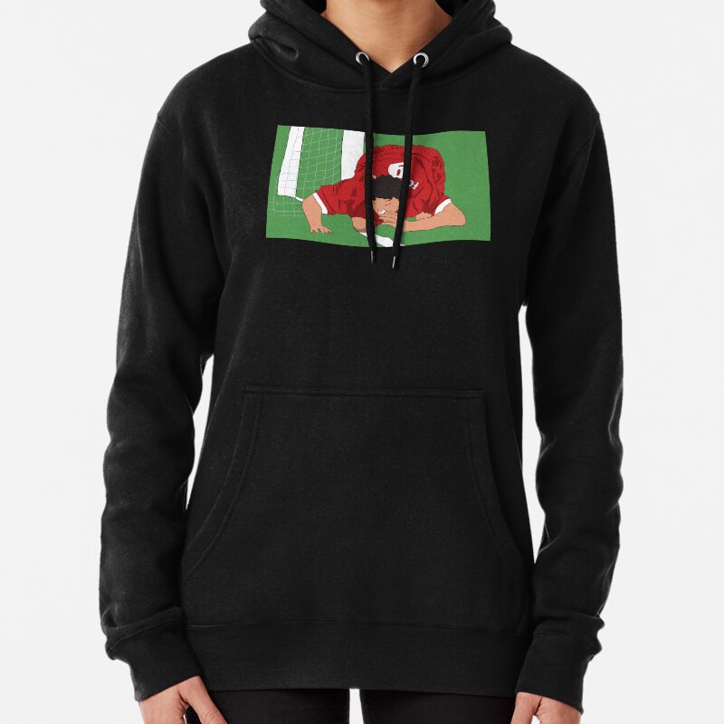 Robbie Fowler Classic 90s Celebration Pullover Hoodie