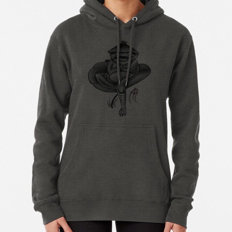 Smokin Frog Pullover Hoodie Girlmygirl
