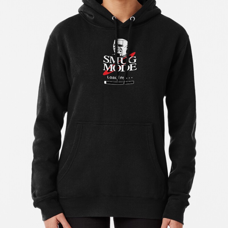 Smug Mode Smeg Head Red Dwarf Kryten Pullover Hoodie