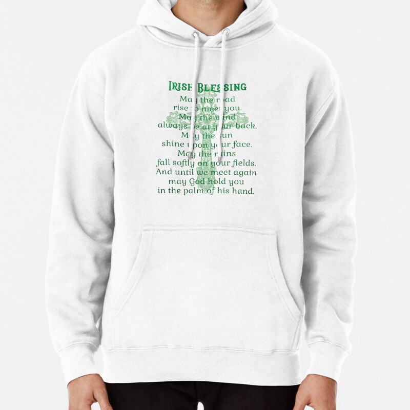 Irish Blessing Pullover Hoodie