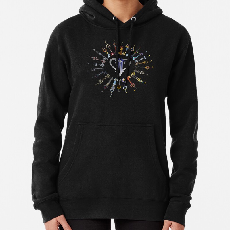 Kingdom Hearts 2 Keyblades Pullover Hoodie