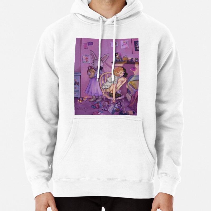 Creepy girl  Pullover Hoodie