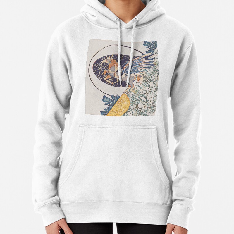 Marble Pegasus Pullover Hoodie