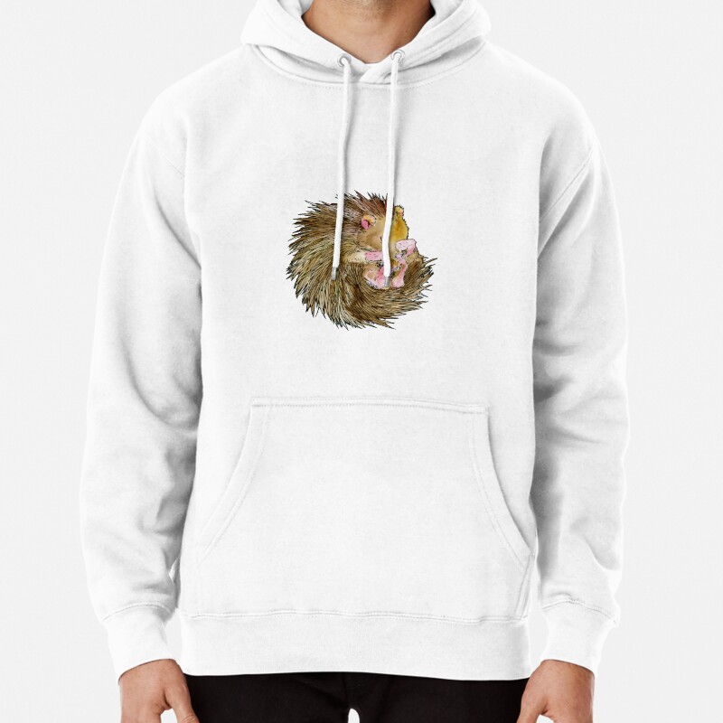Sophie the Sleepy Hedgehog Pullover Hoodie