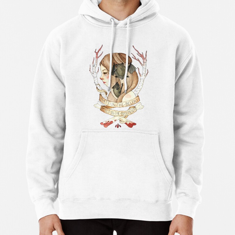 Bats and Bodies Pullover Hoodie