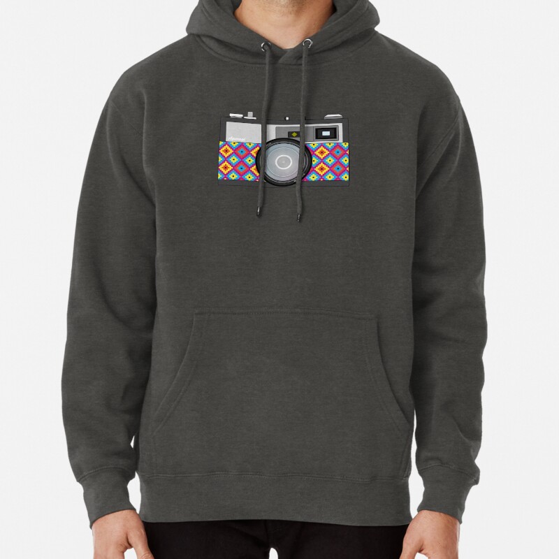 Retro Camera Pullover Hoodie