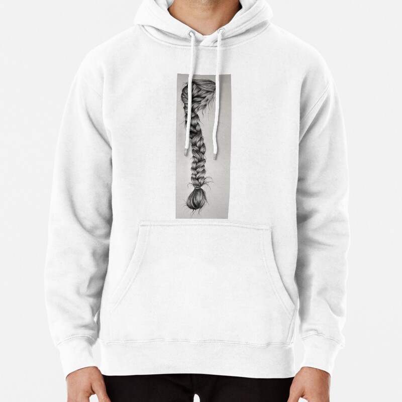 Braid Pullover Hoodie