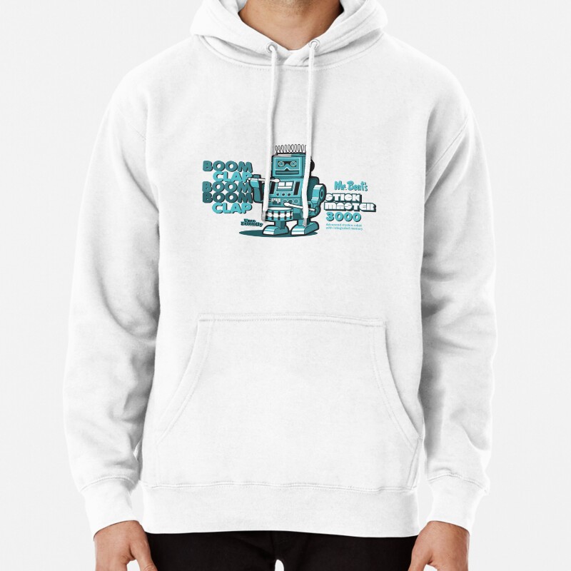 Robot Pullover Hoodie