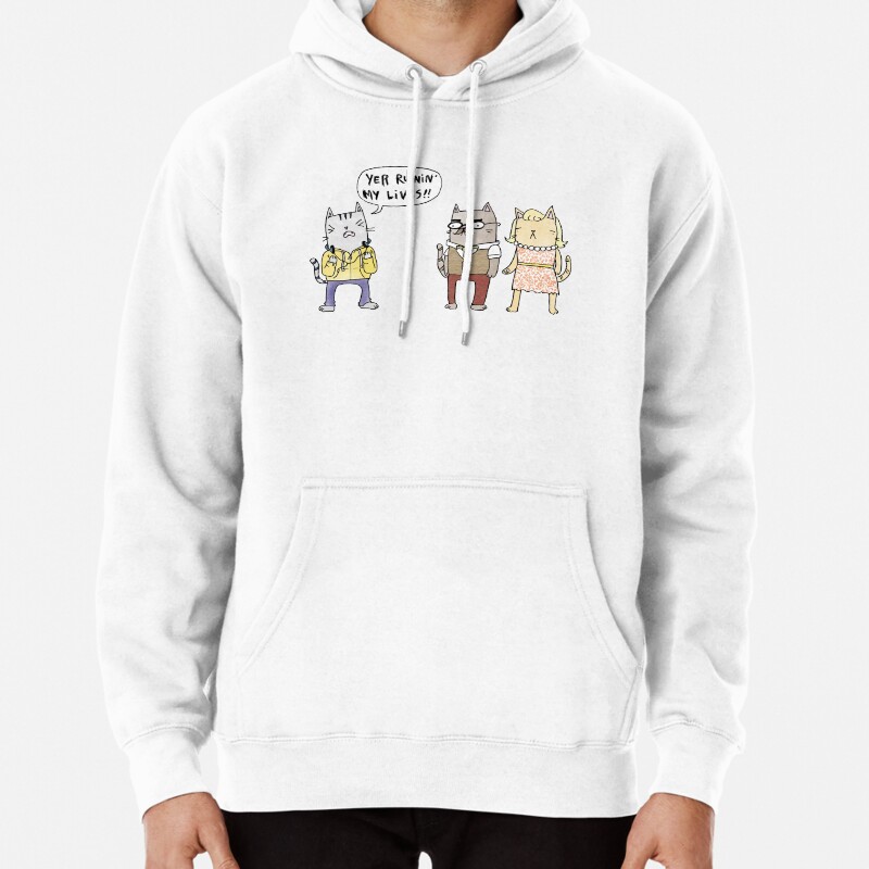 Kitty Teen Angst Pullover Hoodie