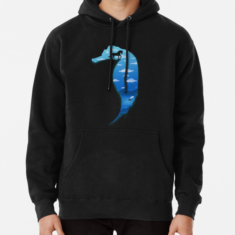 Seahorse Pullover Hoodie