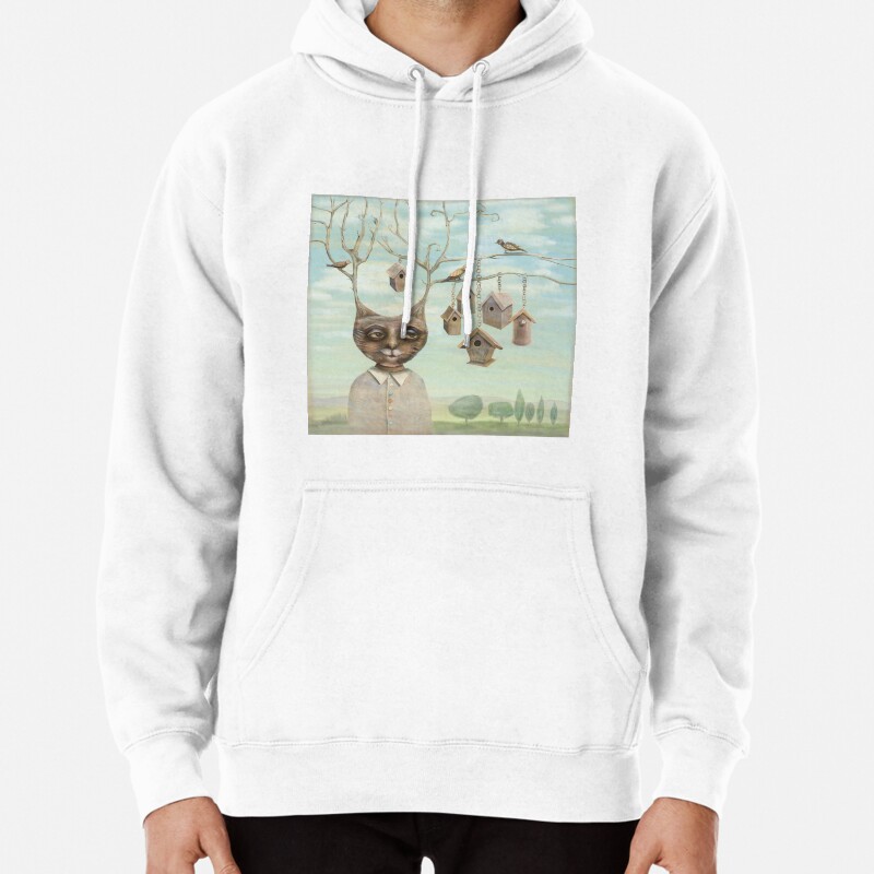 Bird Houses Pullover Hoodie