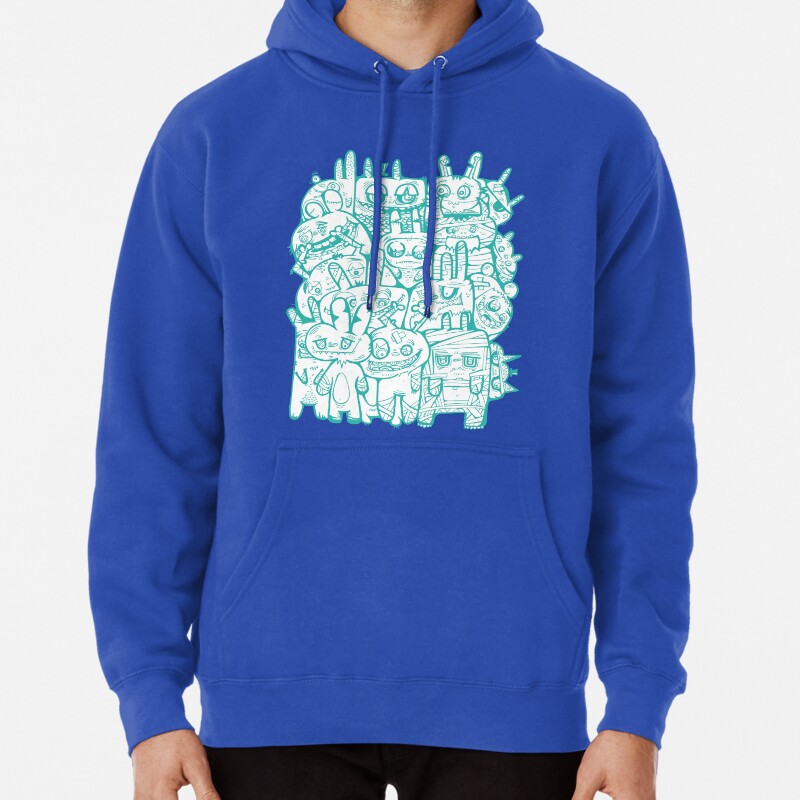 A Gathering of Monsters Pullover Hoodie
