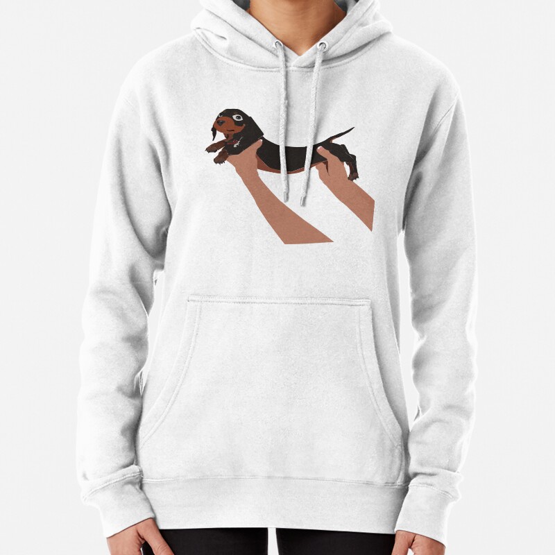 Happy dachshund Pullover Hoodie