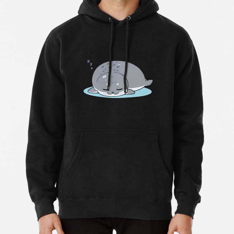 Sleepy Seal Pullover Hoodie