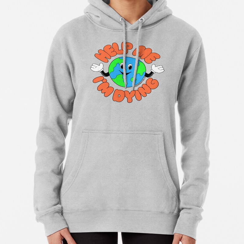 Help Me, Im Dying- The Peach Fuzz  Pullover Hoodie