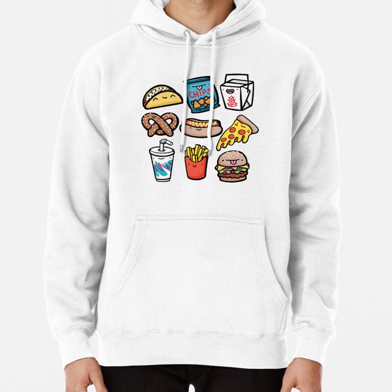 Junk Food Dudes Pullover Hoodie