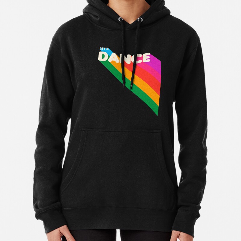 Rainbow dance typography Pullover Hoodie
